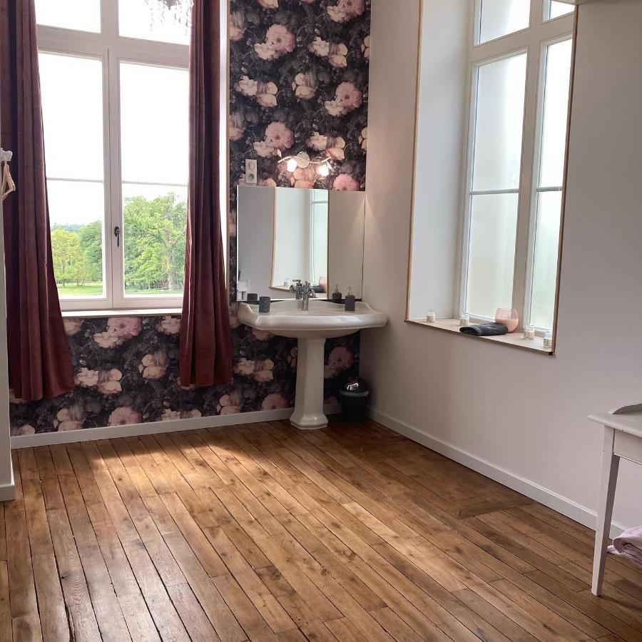 Chateau De La Bouchatte Chambre Les Roses Chazemais Bagian luar foto